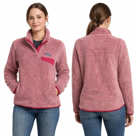 Patagonia Tops - PATAGONIA Re-tool Snap-t Pullover Special Limited Edition Cupcake Pink Magenta S